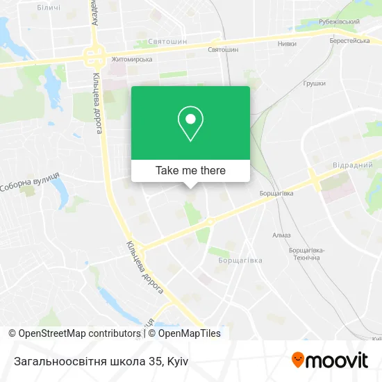 Карта Загальноосвітня школа 35