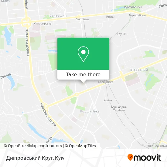 Карта Дніпровський Круг