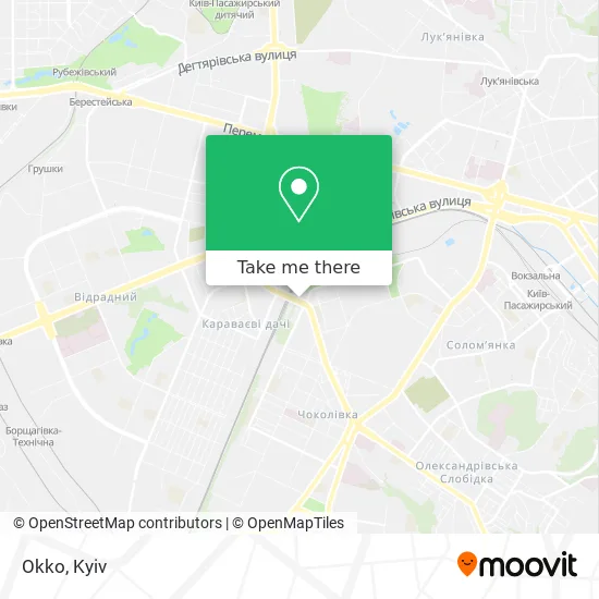 Карта Okko
