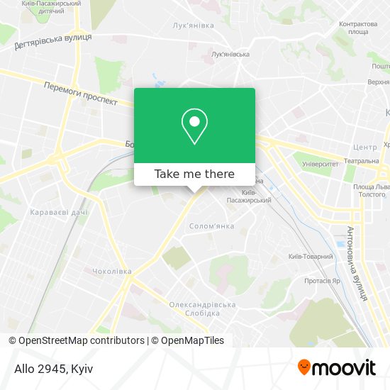 Allo 2945 map