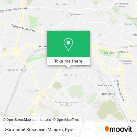 Житловий Комплекс Малахіт map