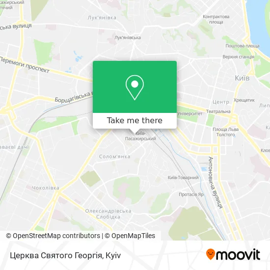 Церква Святого Георгія map