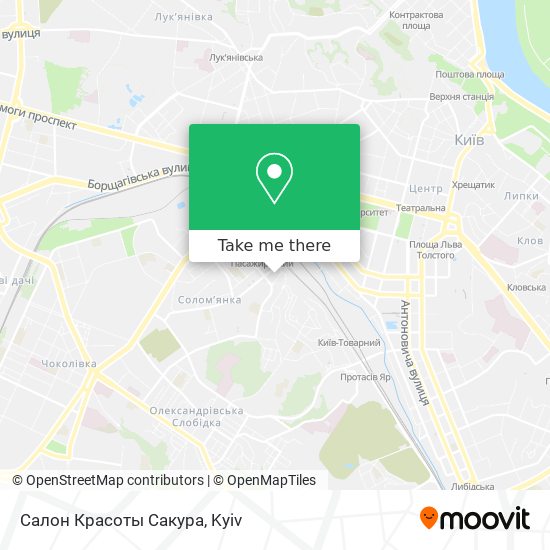 Карта Салон Красоты Сакура