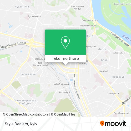 Style Dealers map