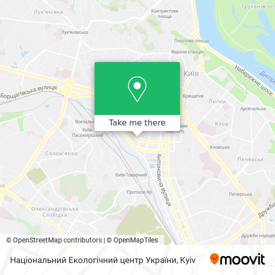 Національний Екологічний центр України map