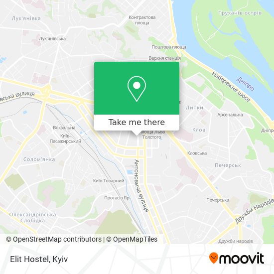 Elit Hostel map