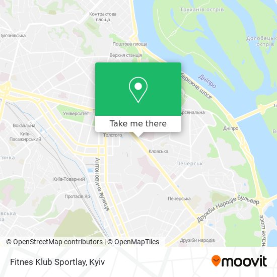 Fitnes Klub Sportlay map