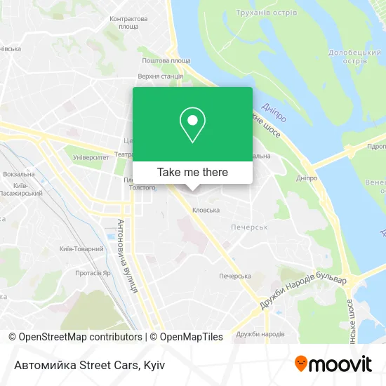 Карта Автомийка Street Cars