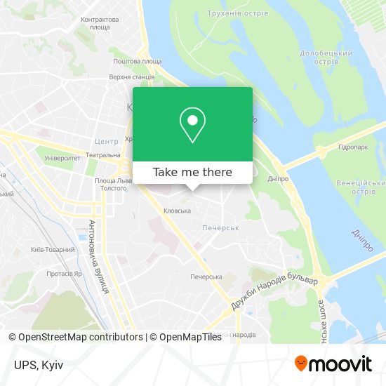 Карта UPS
