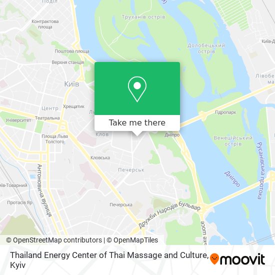 Thailand Energy Center of Thai Massage and Culture map