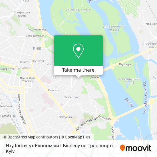 Нту Інститут Економіки І Бізнесу на Транспорті map