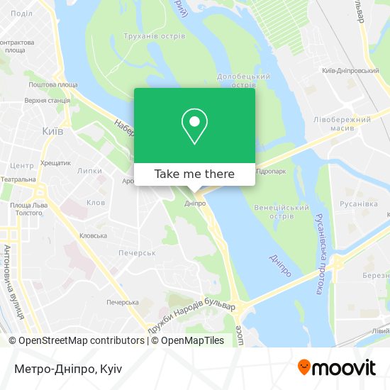 Метро-Дніпро map