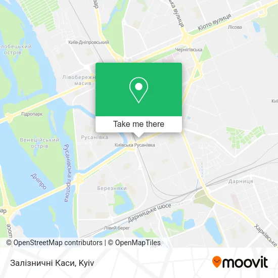 Карта Залізничні Каси