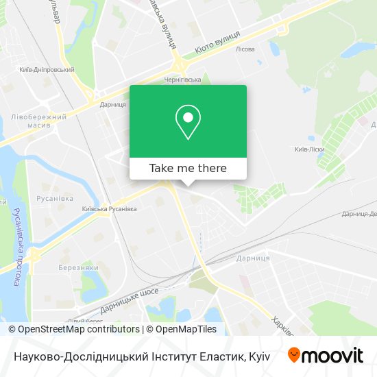 Науково-Дослідницький Інститут Еластик map