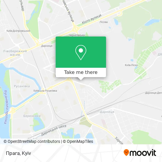 Карта Прага