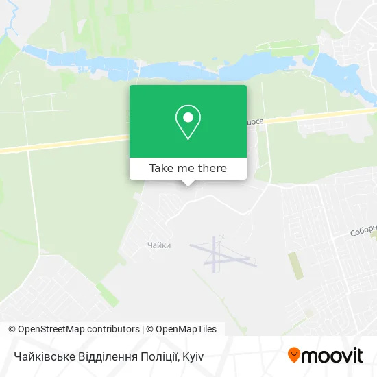 Чайківське Відділення Поліції map