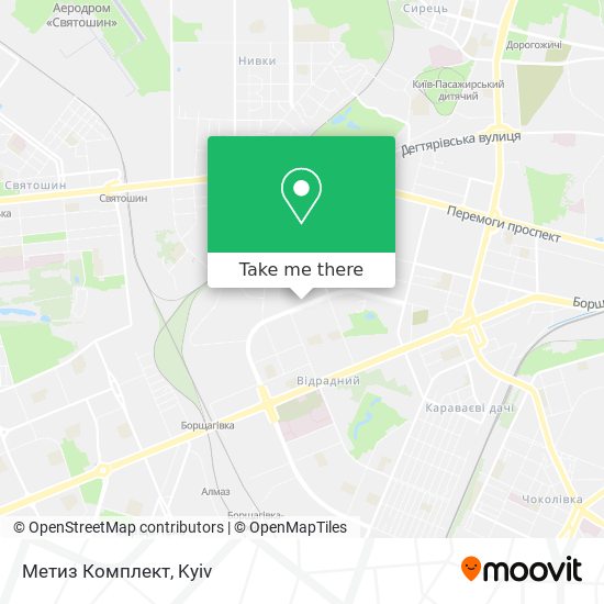 Карта Метиз Комплект