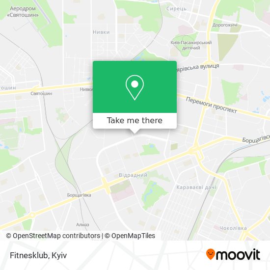 Fitnesklub map