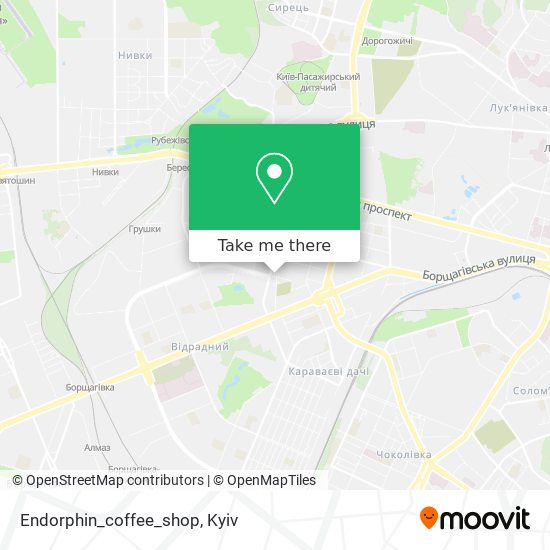 Карта Endorphin_coffee_shop