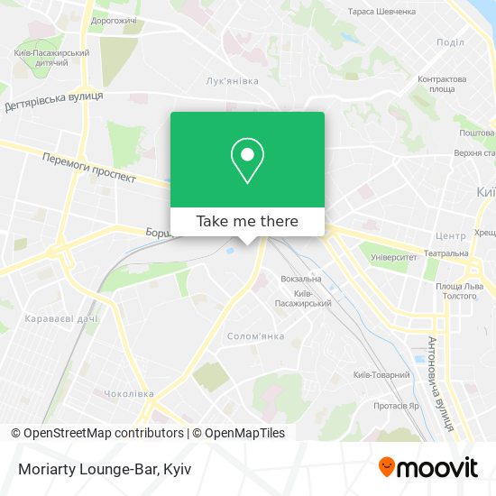 Moriarty Lounge-Bar map
