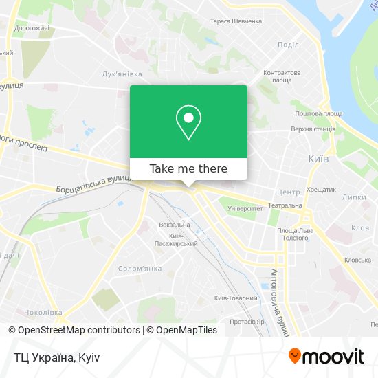 ТЦ Україна map