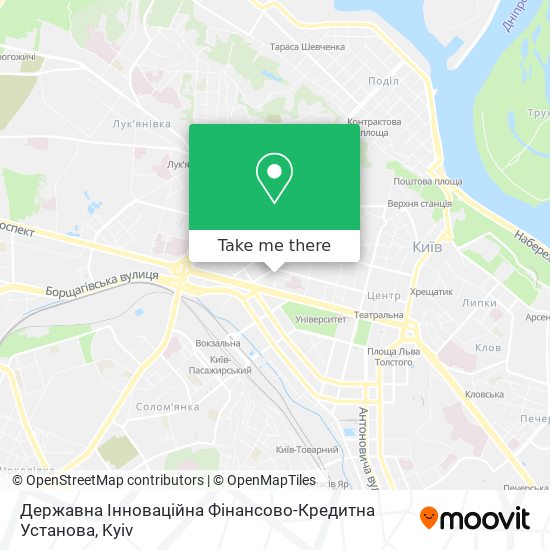 Державна Інноваційна Фінансово-Кредитна Установа map