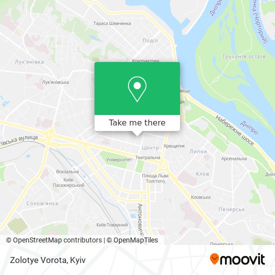 Zolotye Vorota map