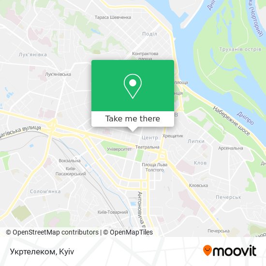 Укртелеком map