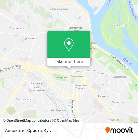 Адвокати. Юристи map