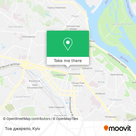 Тов джерело map