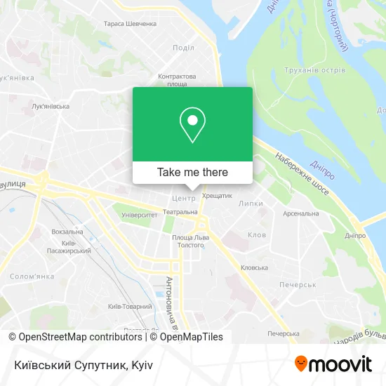 Карта Київський Супутник