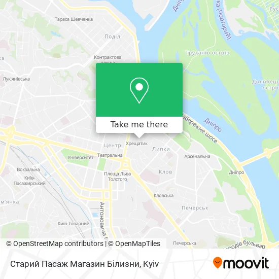 Старий Пасаж Магазин Білизни map