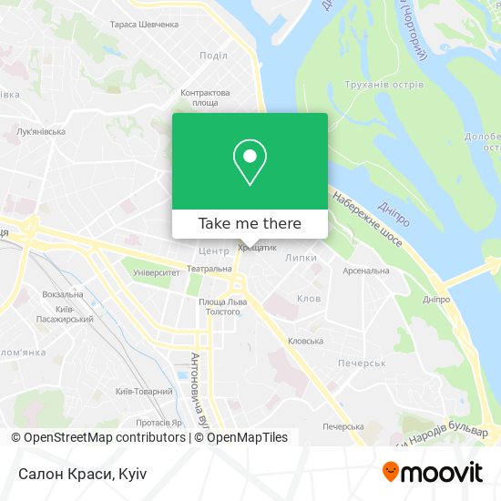 Салон Краси map