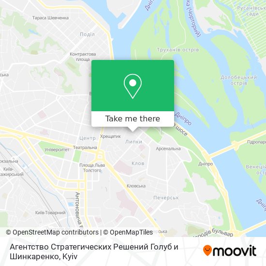 Агентство Стратегических Решений Голуб и Шинкаренко map