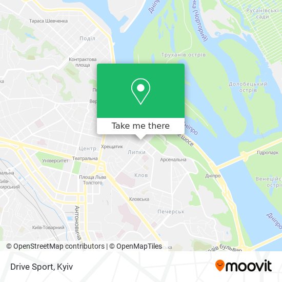 Drive Sport map