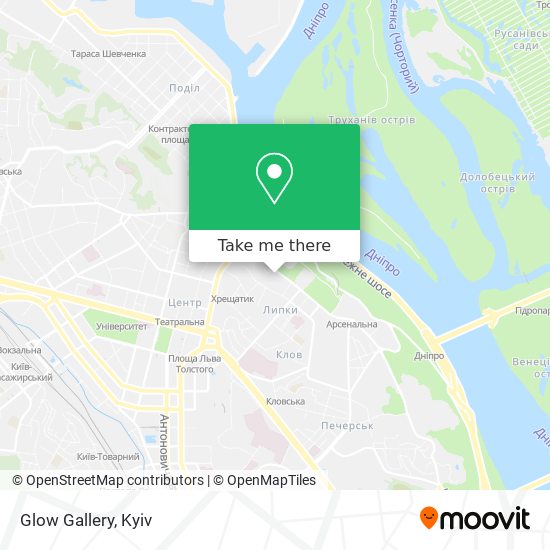 Glow Gallery map