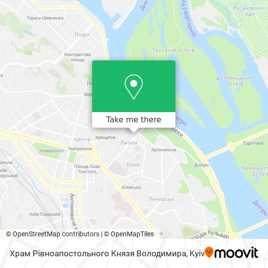 Храм Рівноапостольного Князя Володимира map