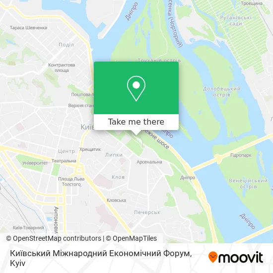 Київський Міжнародний Економічний Форум map