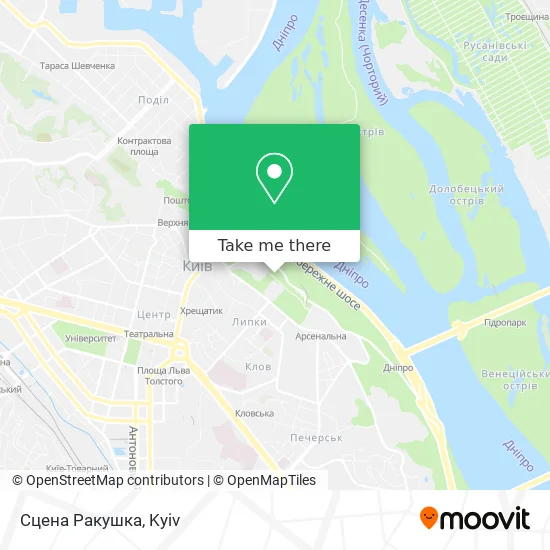 Карта Сцена Ракушка