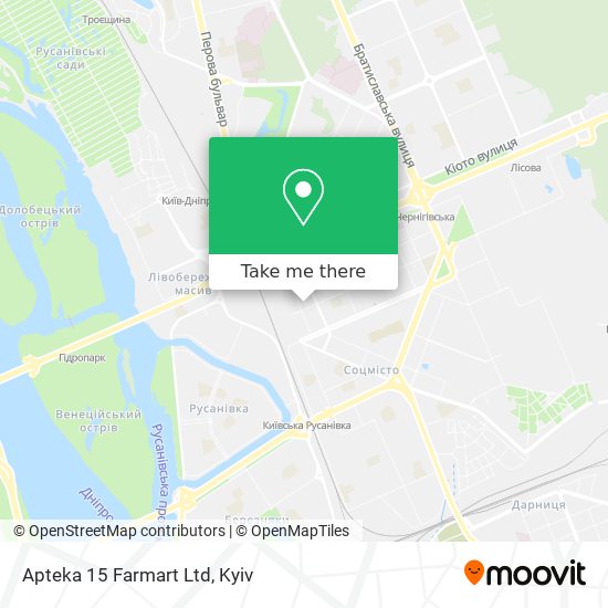 Карта Apteka 15 Farmart Ltd