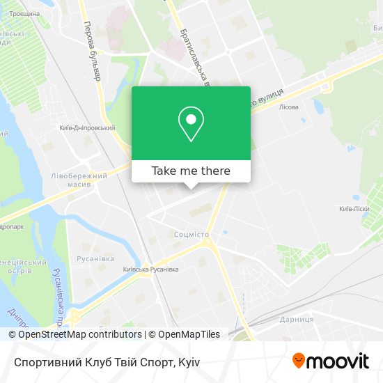 Спортивний Клуб Твій Спорт map