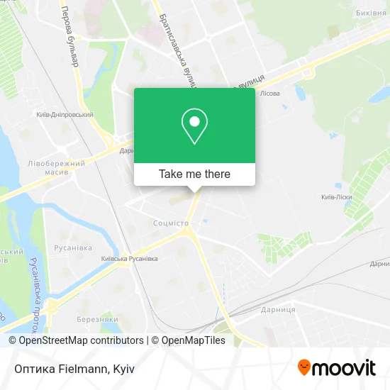 Карта Оптика Fielmann