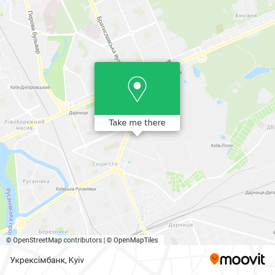 Карта Укрексімбанк