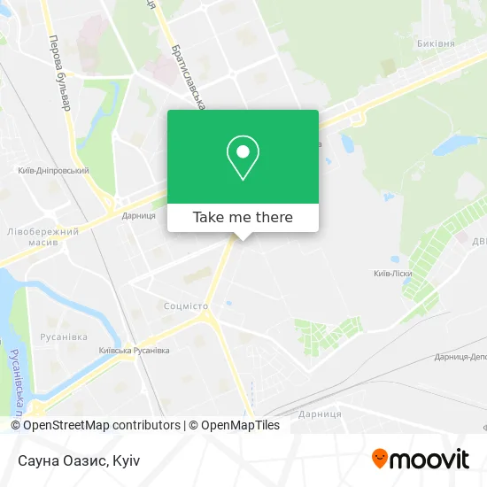 Сауна Оазис map