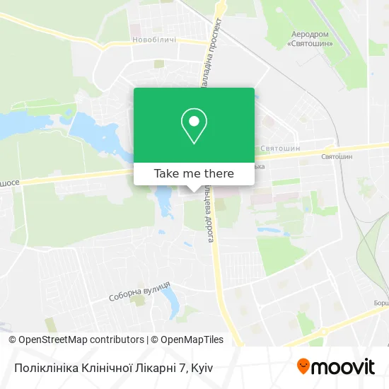 Поліклініка Клінічної Лікарні 7 map