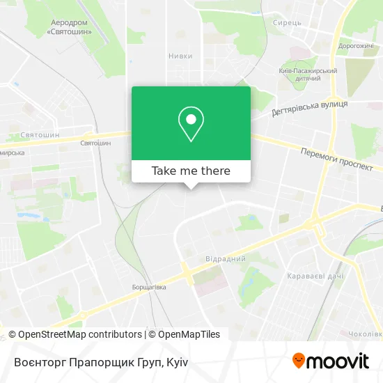 Воєнторг Прапорщик Груп map