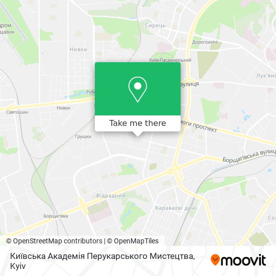 Київська Академія Перукарського Мистецтва map