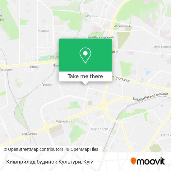 Київприлад будинок Культури map