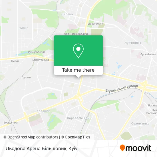 Льодова Арена Більшовик map