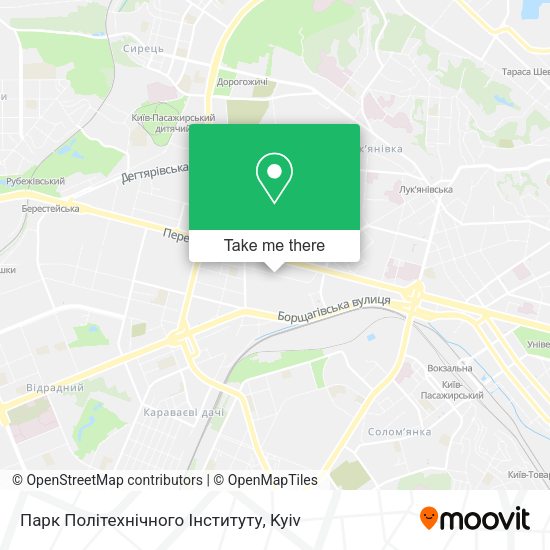 Карта Парк Політехнічного Інституту